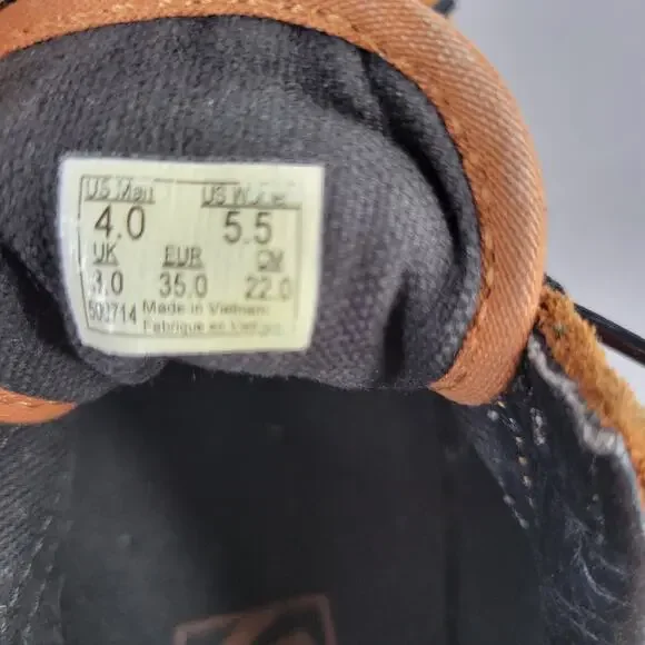 Vans Old Skool Skate Shoe Sneaker Lace Up Low Top Suede 500714 Brown Women's 5.5 - Picture 8 of 9